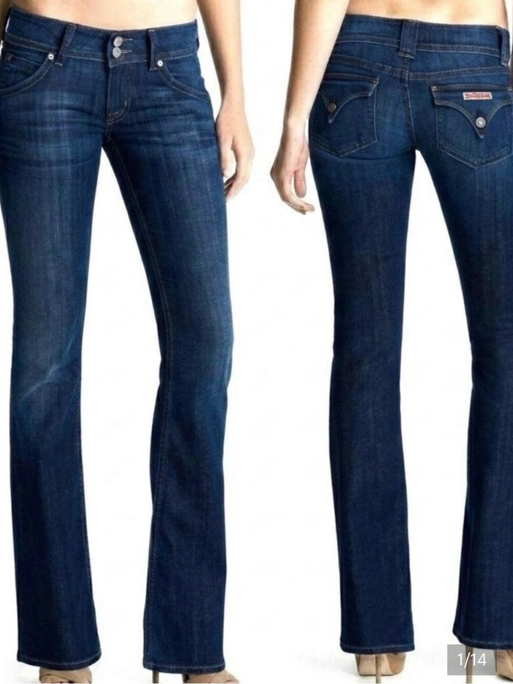 Women's Dark Blue Hudson Bootcut Jeans